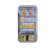 A-01款 5-tier curved corner cabinet, RGB LED strips, plush toys/blind box display Model A-01