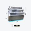 3-Tier Lockable Acrylic Display Cabinet with Hinged Doors & LED Plinth Model B-13