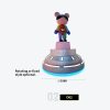 Kawaii Mascot Character LED Ceiling Pendant — Cartoon Bear Figure on RGB Pedestal for Kids' Game Zones & Indoor Playgrounds Model D-02