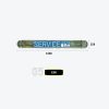 E05 Capsule LED 'Service Counter' Wayfinding Sign with Blue Illuminated Text - Clear Acrylic Tube Light, Commercial Directional Sign for Arcade, Reception, Retail Store, Hotel Lobby Model E-05