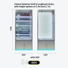 Triple LED-backlit cabinet combo with lower storage, multi-IP display (plush/blind box/figures) Model A-04