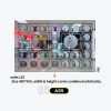 和禧潮尺寸图A系列-05 Large LED backlit wall with circular spotlight grid, designer toy/Bearbrick display backdropModel A-05