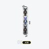 和禧潮尺寸图A系列-08 Cylindrical 3-section stacked space capsule tube, single-piece figure display, individual transparent chambers Model A-08