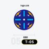 Neon Cross LED Ceiling Panel - Cyberpunk Arcade Lighting T-05 (Type BB)
