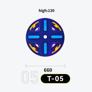 和禧潮尺寸图T系列转PFD再转AIT01~T42-05 Neon Cross LED Ceiling Panel - Cyberpunk Arcade Lighting T-05 (Type BB)