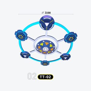 画册2026-6转曲TT01~TT22-02 Modular Ceiling Light with Geometric LED Panels | Model TT-02 (Type A Combined Type)