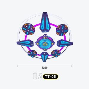 画册2026-6转曲TT01~TT22-05 Bold Arcade-Style Modular LED Ceiling Combo | Model TT-05 (CC-BB Combined Type)